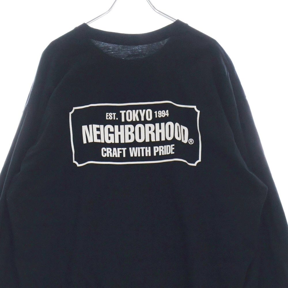 NEIGHBORHOOD. 長袖カットソー ブラック NEIGHBORHOOD (ネイバーフッド) CRAFT WITH PRIDE クラフト
