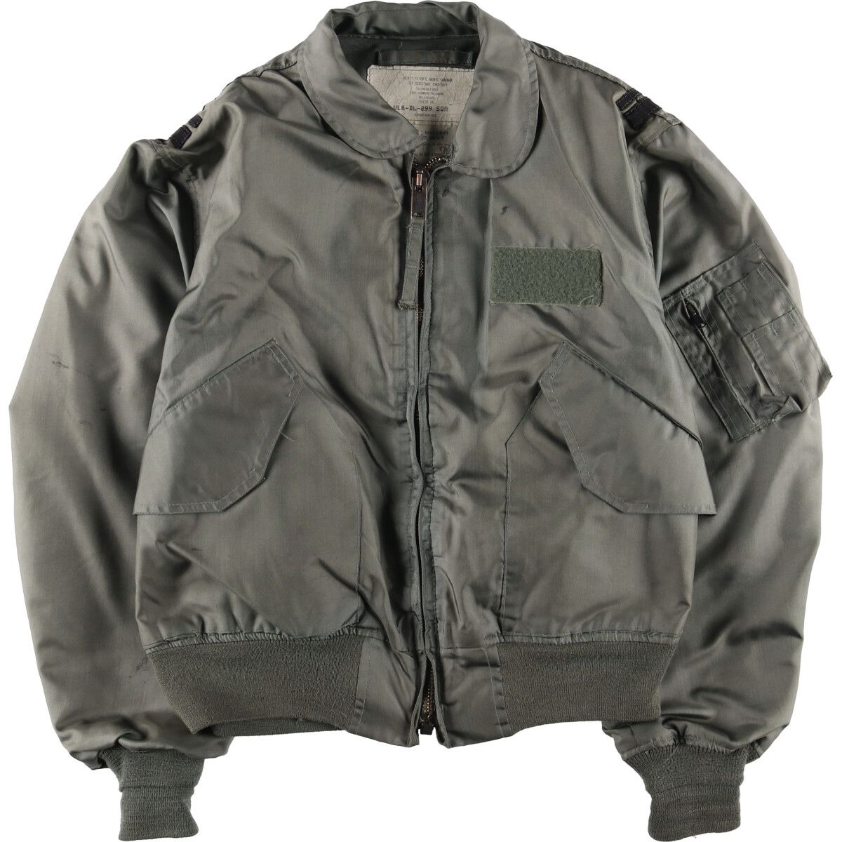 古着 80年代 米軍実品 CWU-36 ミリタリー フライトジャケット メンズL相当 ヴィンテージ|evb031262