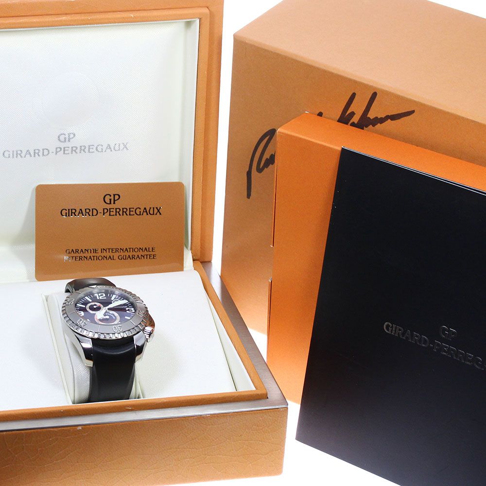 ジラール・ペルゴ GIRARD-PERREGAUX 49950 シーホークII プロ1000 ボルドール ミラボー ヨットレース2007 自動巻き  メンズ箱・保証書付き_746559