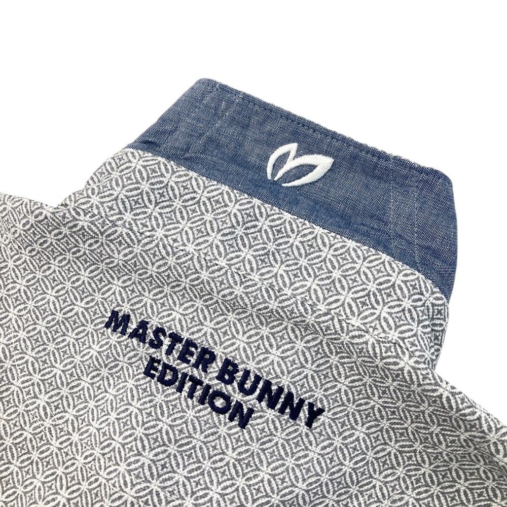 サイズ：4 MASTER BUNNY EDITION マスターバニーエディション  半袖ポロシャツ  グレー系 [240101456204] ゴルフウェア メンズ ストスト サイズ：4 MASTER BUNNY EDITION マスターバニーエディション
