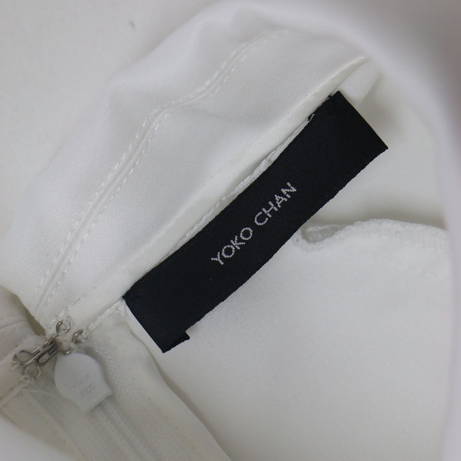 ヨーコチャン YOKO CHAN ヨーコチャン 白 パフスリーブフリルブラウス YCB-123-364 レディース 服 アパレル サイズ40 -  質屋通り商店街[78-ST]