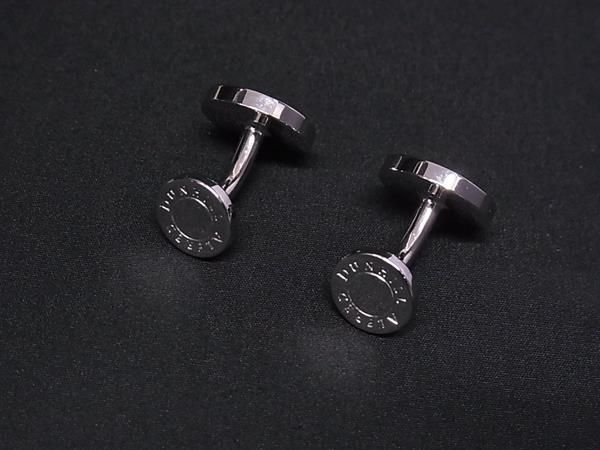 ALFRED DUNHILL アルフレッドダンヒル カフスボタン カフリンクス ビジネス 紳士 メンズ シルバー系 FR4251