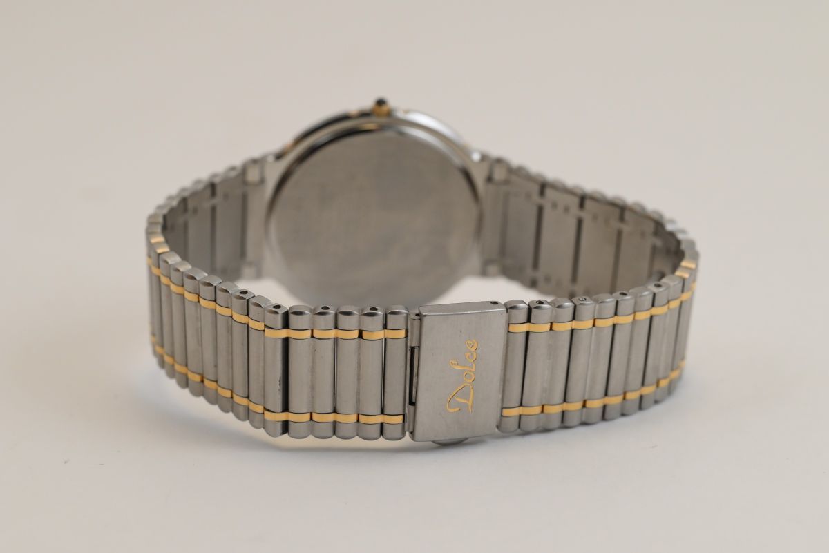 美品】 セイコー SEIKO DOLCE 男性用腕時計 クォーツ シェルパール文字