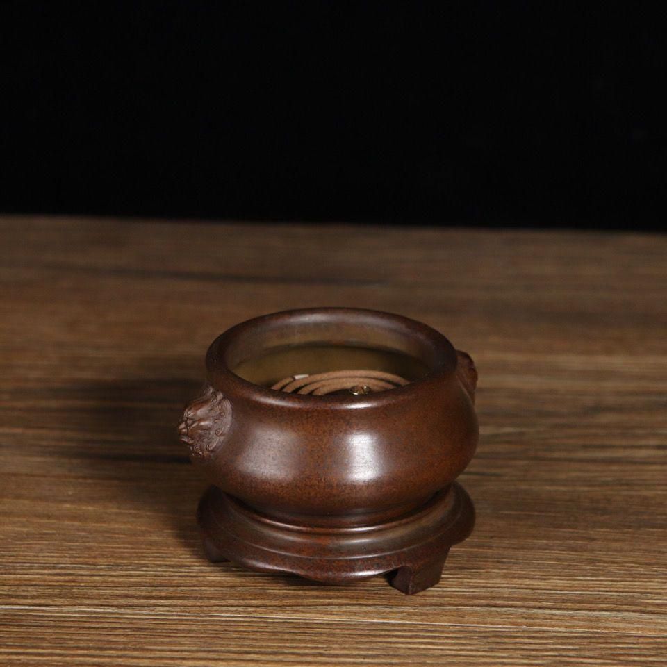 香炉 銅製 獅耳圧経銅炉 仏堂香炉 香道具 工芸品 置物 香炉 銅製 獅耳圧経銅炉 仏堂香炉 香道具 工芸品 置物 銅製