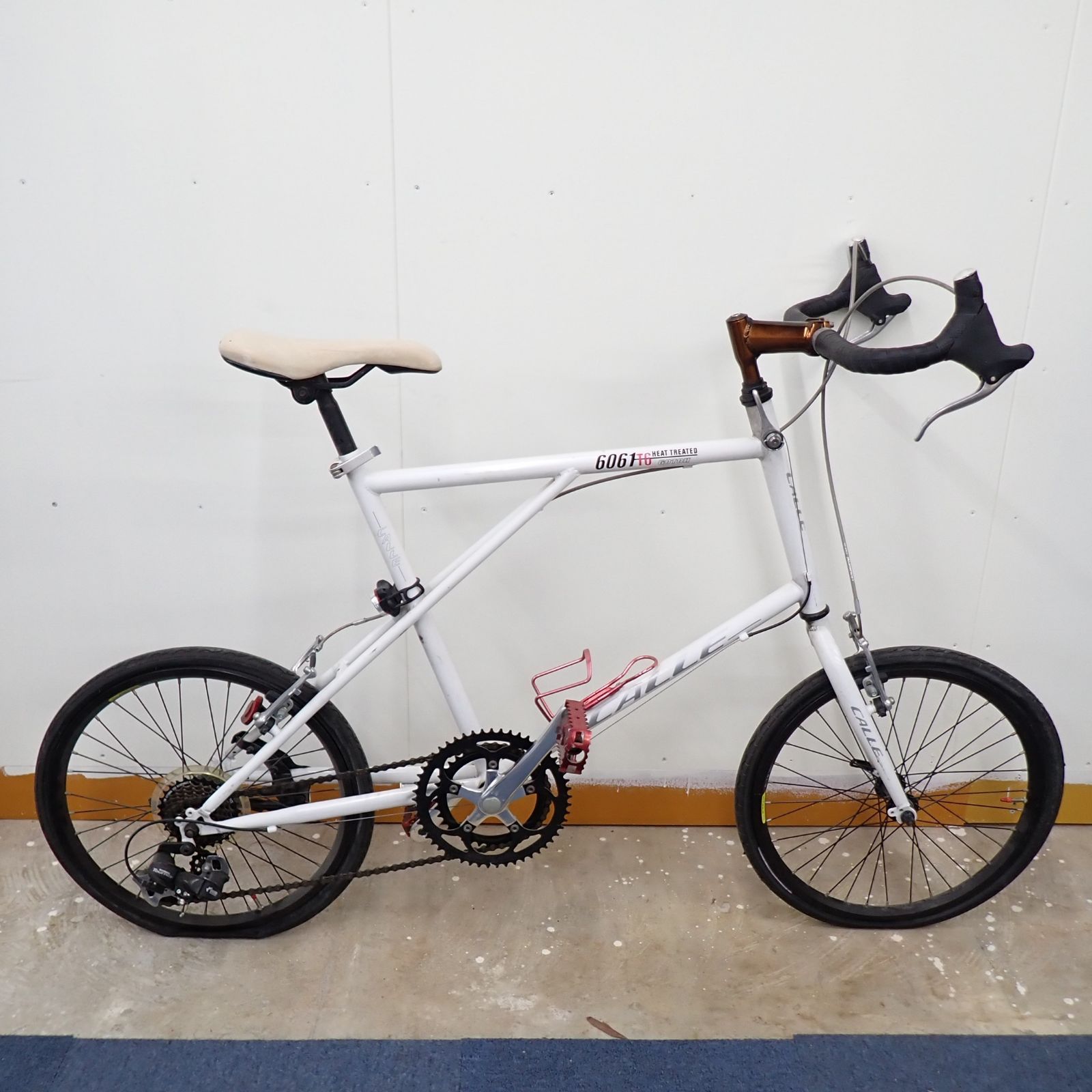 CALLE カレ GOTOH ゴトー ミニベロ 6061 T6 HEAT TREATED 20インチ パンク有り 自転車 14132