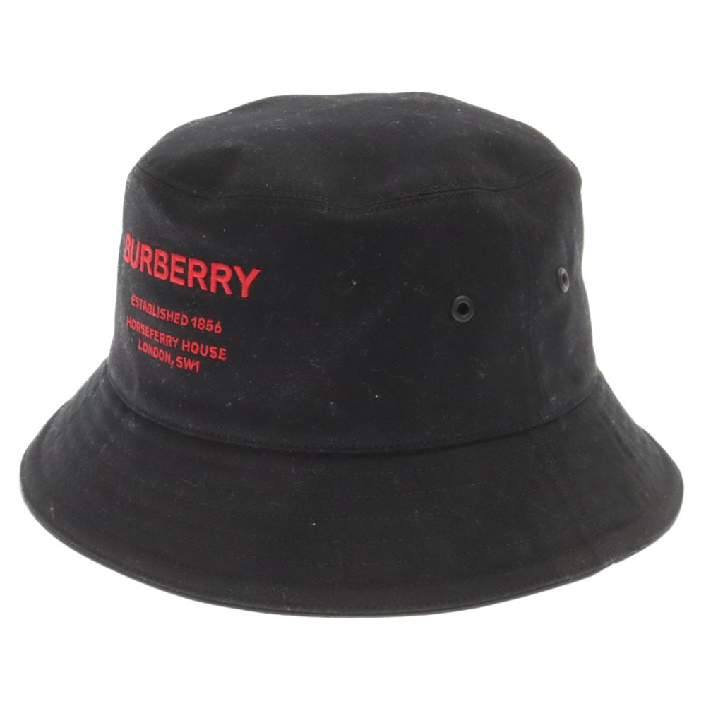 BURBERRY (バーバリー) ロゴエンブロイダリー バケットハット 帽子 