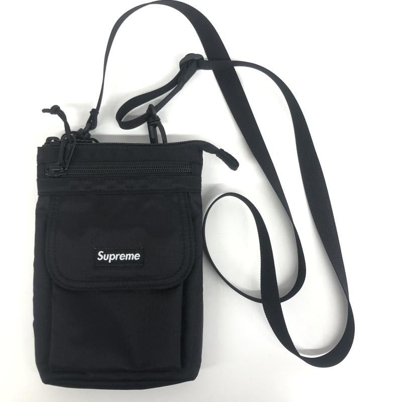 【中古】SUPREME　19FW Shoulder Bag ブラック　シュプリーム[66]
