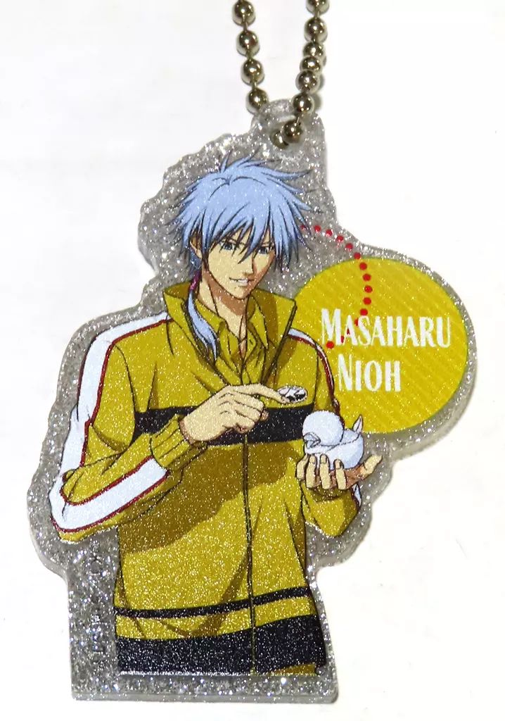 テニスの王子様 スクエアアクリルキーホルダー 仁王雅治 中古】キーホルダー 仁王雅治 「新テニスの王子様 きらきらアクリル