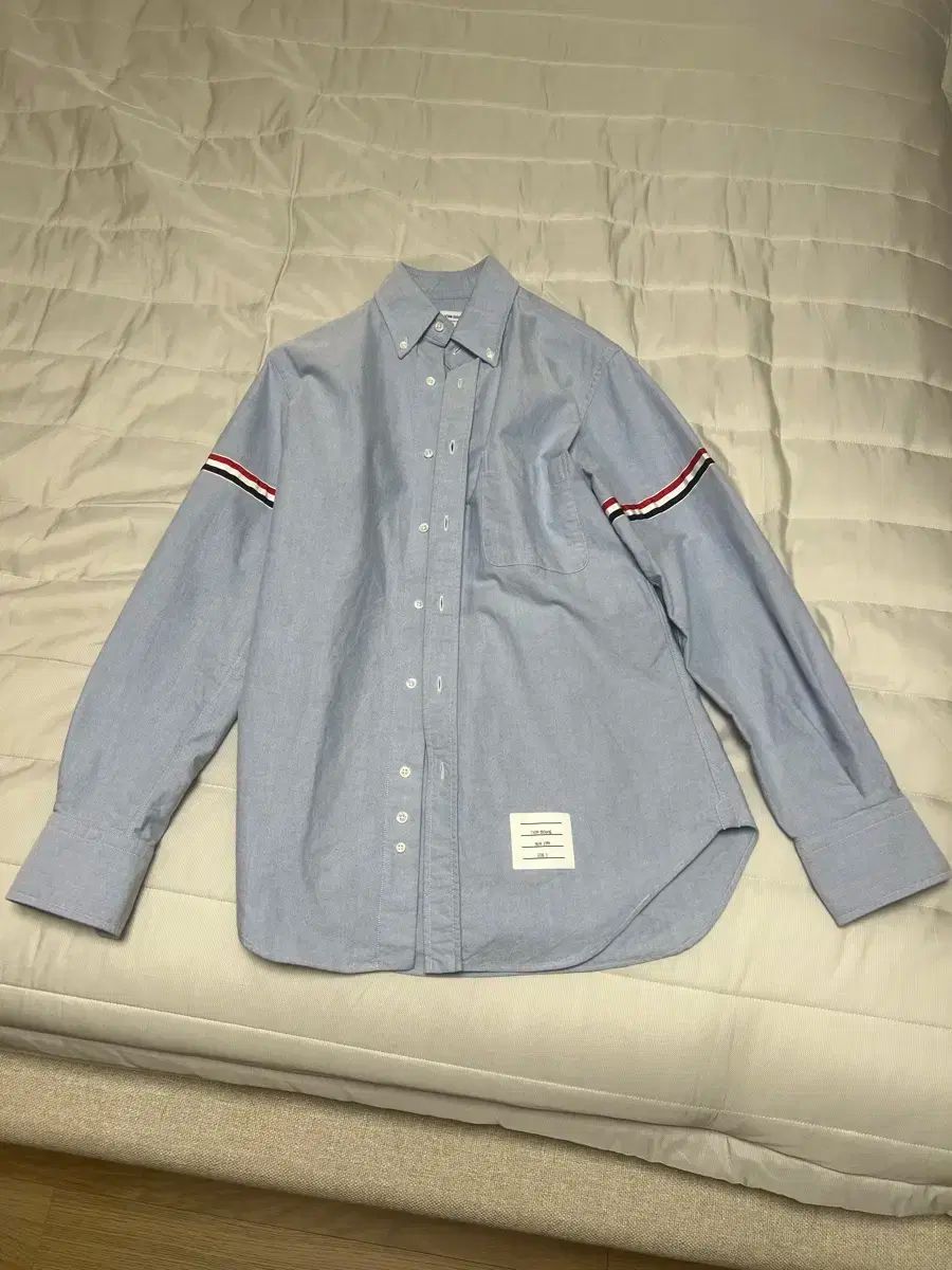 Thom Browne トム ブラウン オックスフォード アームバンド 青 シャツ 2