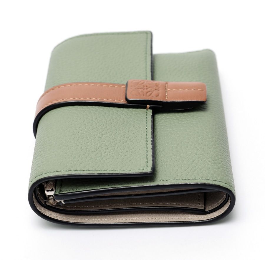 ロエベ / LOEWE バーティカル ウォレット スモール / 三つ折り財布  