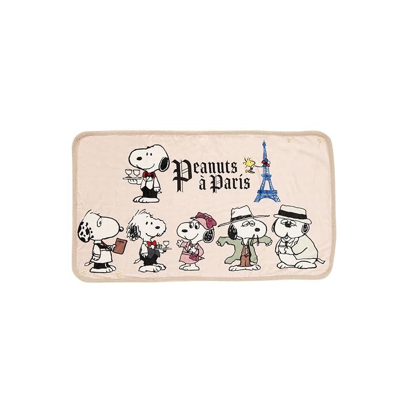 [ アフタヌーンティー リビング ] AfternoonTea LIVING ブランケット・毛布 JC60 4WAYリバーシブルブランケット/PEANUTS ピンク 1