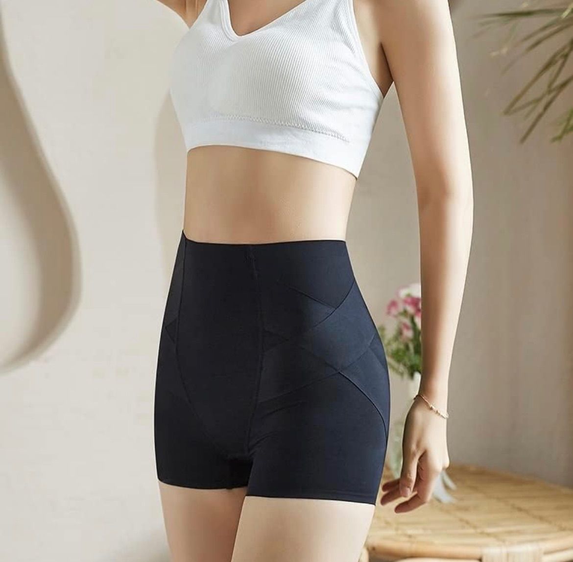 ガードルチラ レディース ヒップリフティング パンツ ガードル ウエスト ボディメイク 黒 補正下着 チラ見え防止 無地 M.L.XL 即発送 - メルカリ