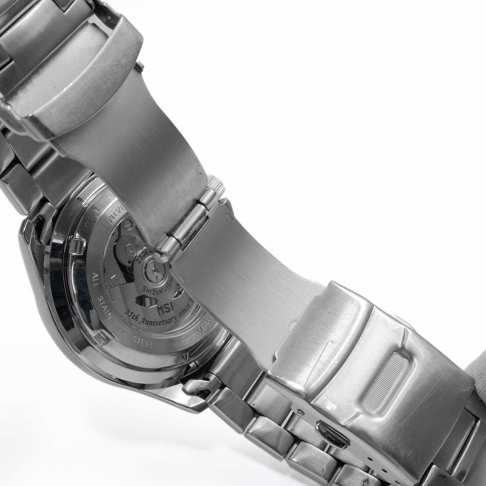 セイコー 腕時計 自動巻き メンズ 雫石高級時計工房35周年 黒 裏スケルトン SEIKO - セイコー 腕時計 自動巻き メンズ 雫石高級時計工房35