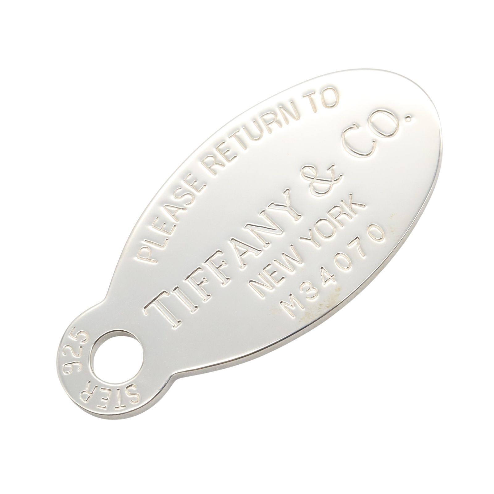 Tiffany & Co オーバル リターントゥ カフス オーバル シルバー ティファニー TIFFANY&CO ペンダントトップ リターントゥ