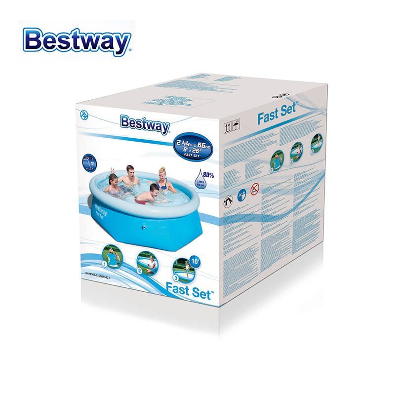 訳あり Bestway 57265 EASY SET Pool 244×66cm ベストウェイ イージー 