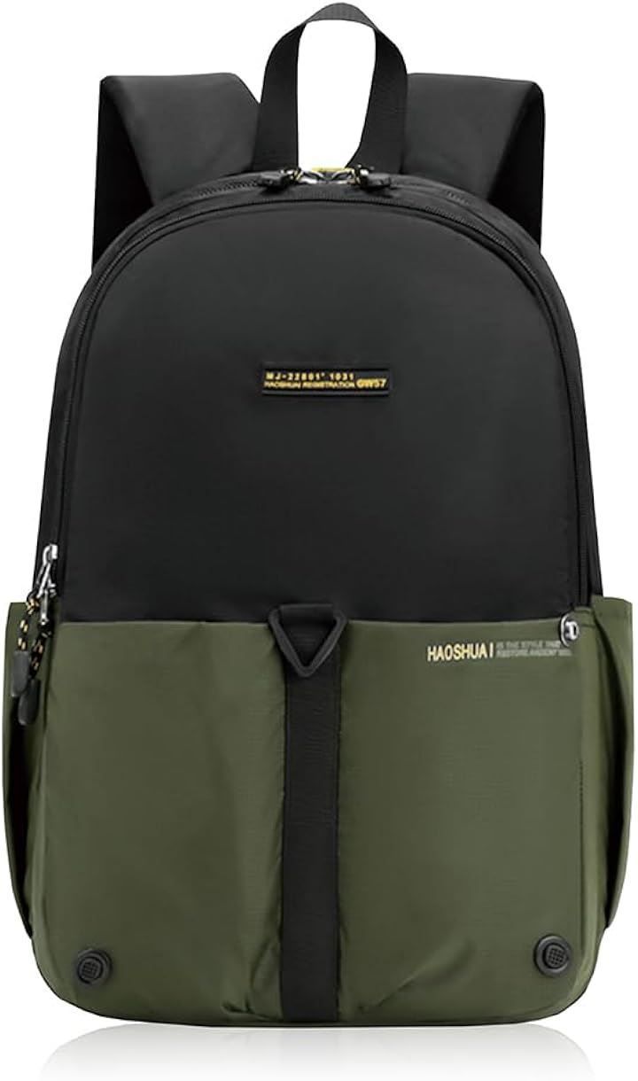 新品T.Y.ryanryan リュック メンズ 大容量 カジュアル 15.6インチ PC 収納 2層式 ナイロン(カーキグリーン)