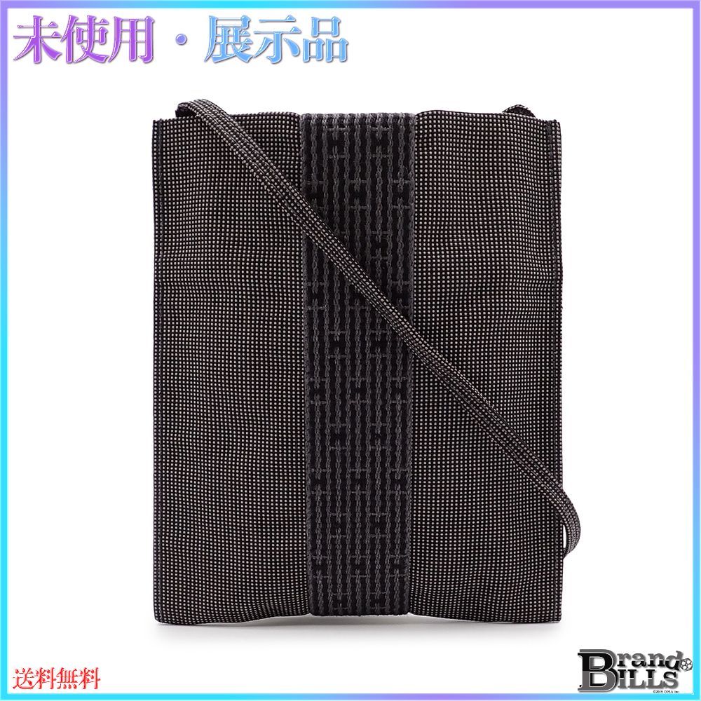 エルメス エールライン ポシェット ショルダーバッグ ナイロン