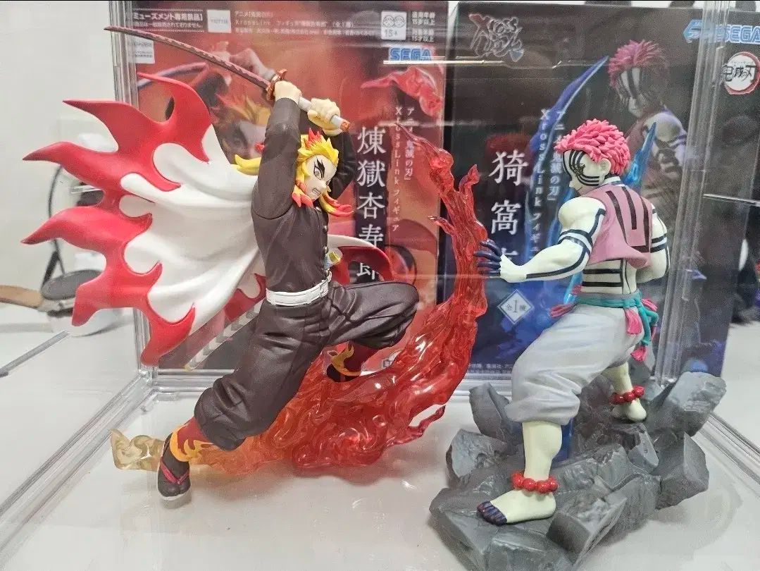 開封|展示品|箱あり O セガ 煉獄 杏寿郎 猗窩座 セット