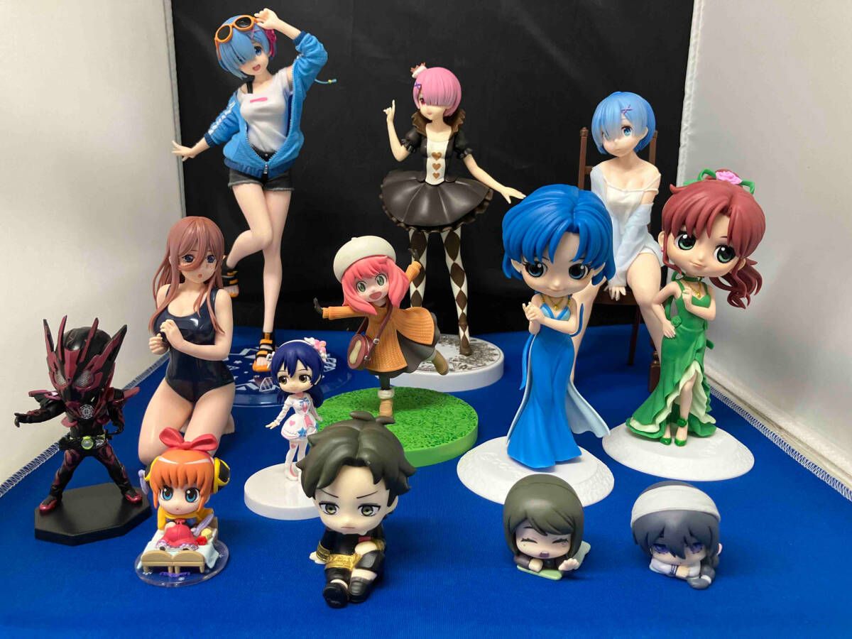 【送料込み】 リゼロ 美少女 フィギュア 13体 まとめ売り フィギュアまとめ売り13体 (Re:ゼロ セーラームーン スパイ