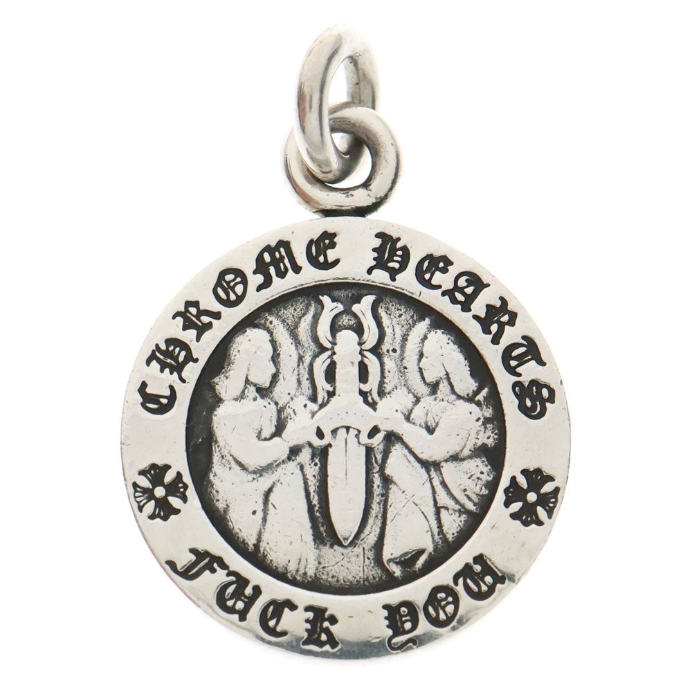 CHROME HEARTS クロムハーツ CHRM ANGL MDL V1 エンジェルメダルチャーム ペンダントトップ シルバーBCA229