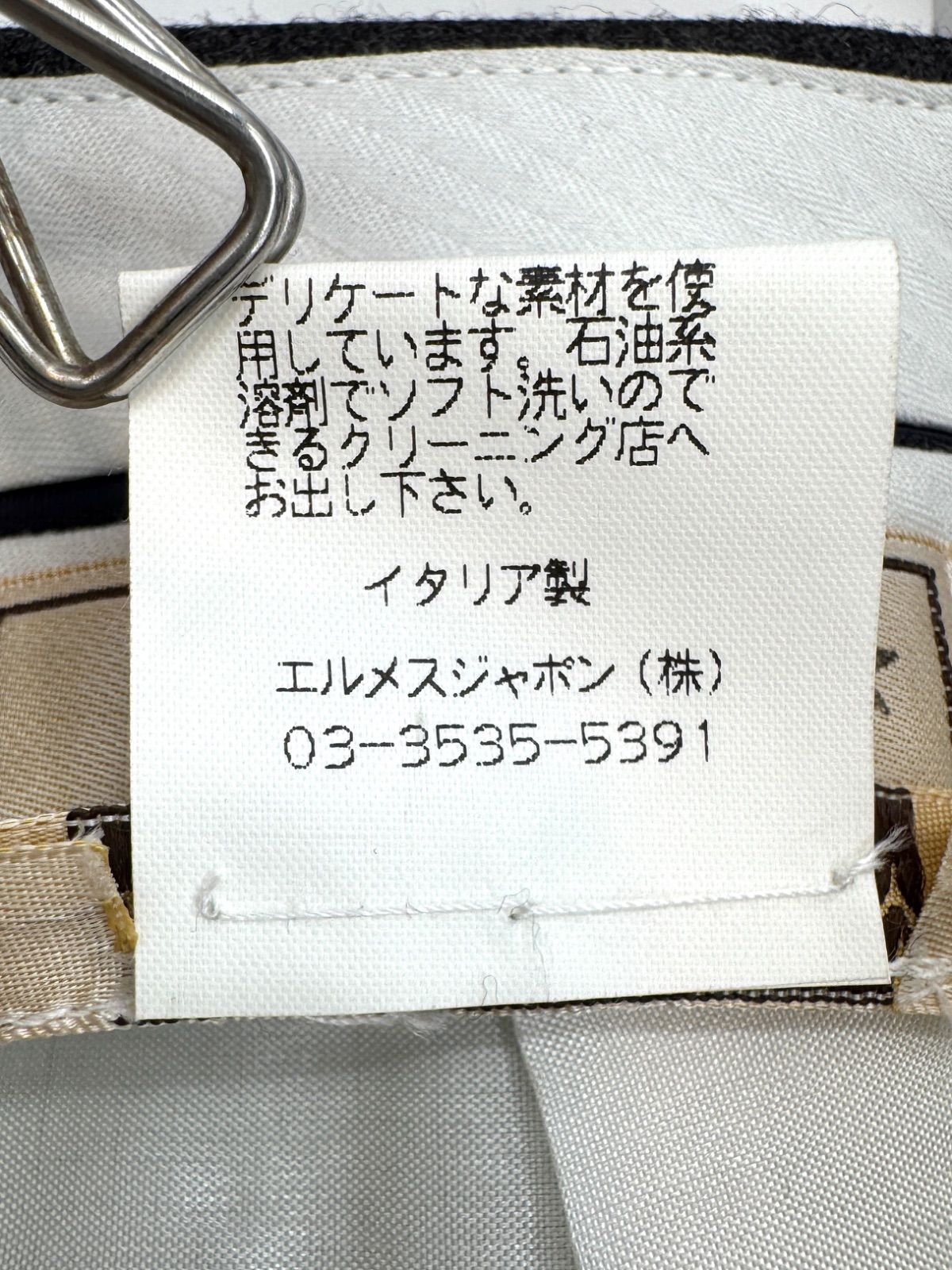 ☆美品☆イタリア製☆ HERMES エルメス JOEL ウール100