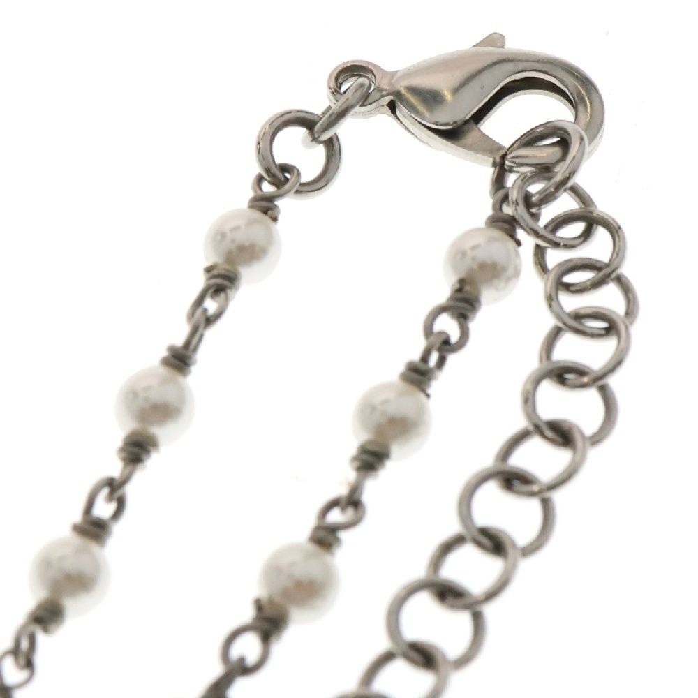 CHANEL (シャネル) ココマーク リボン フェイクパール ラインストーン  