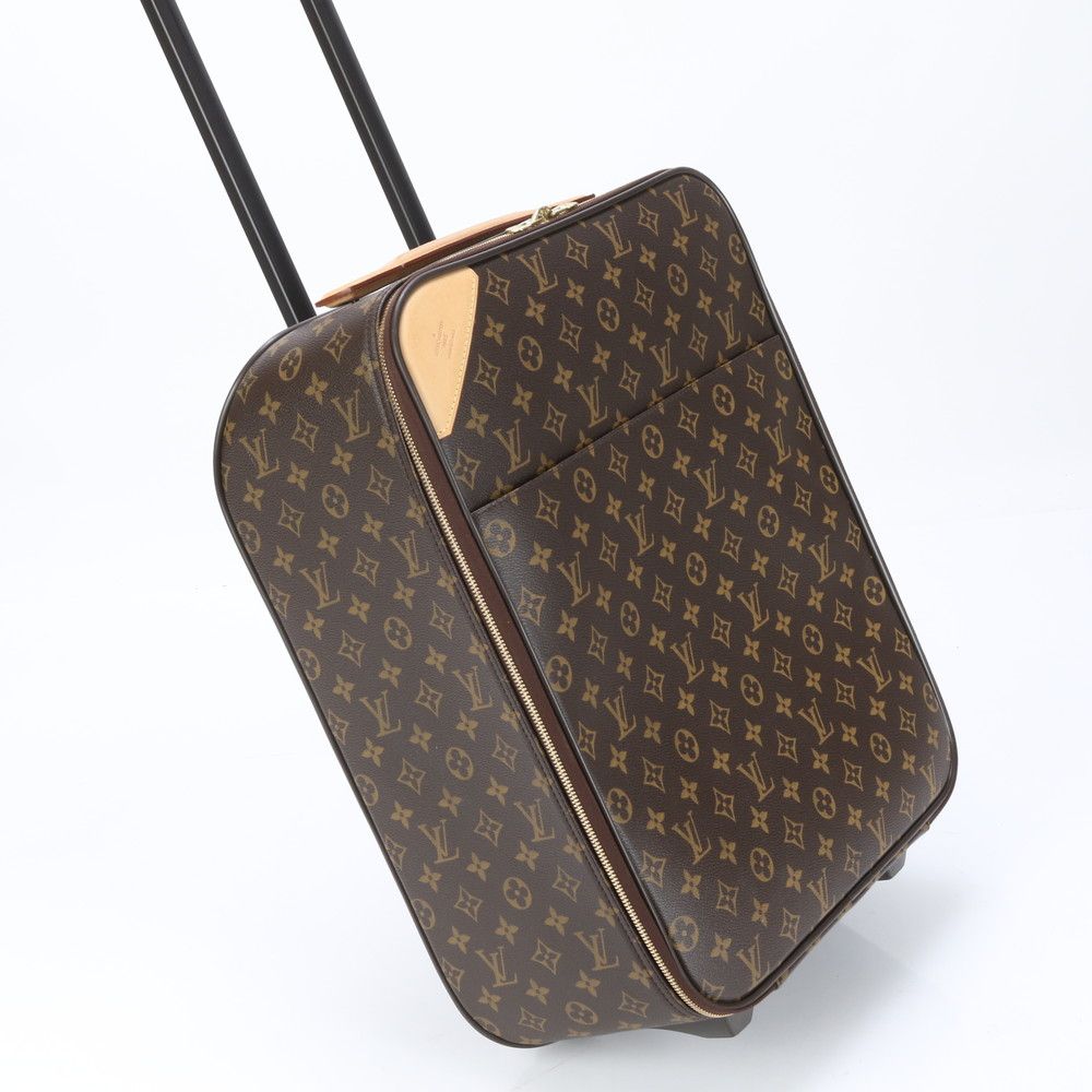 極美品 ルイヴィトン モノグラム ペガス 45 M23293 レザー 2WAY スーツ