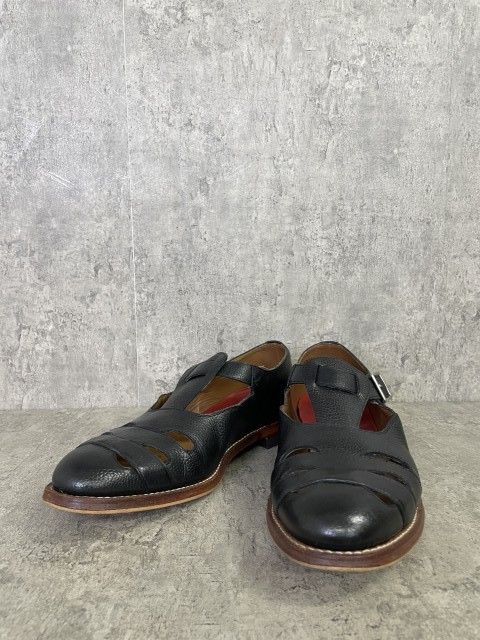 GRENSON グレンソン　パンチドキャップトゥ　ブラック　7 GRENSON(グレンソン) LONDON(ロンドン) セミスクエアトウの