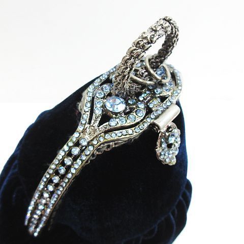 【ヴィヴィアンタム】 アクセサリーミニバッグ がま口 バーティー ビジュー 紺 VIVIENNE TAM ヴィヴィアンタム アクセサリー ミニバッグ