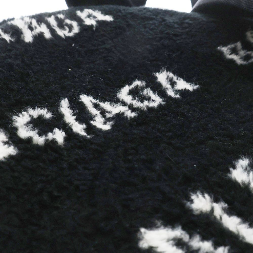 BALENCIAGA (バレンシアガ) ロゴ総柄 エブリデイ フェイクファー BALENCIAGA (バレンシアガ) ロゴ総柄 エブリデイ フェイクファー