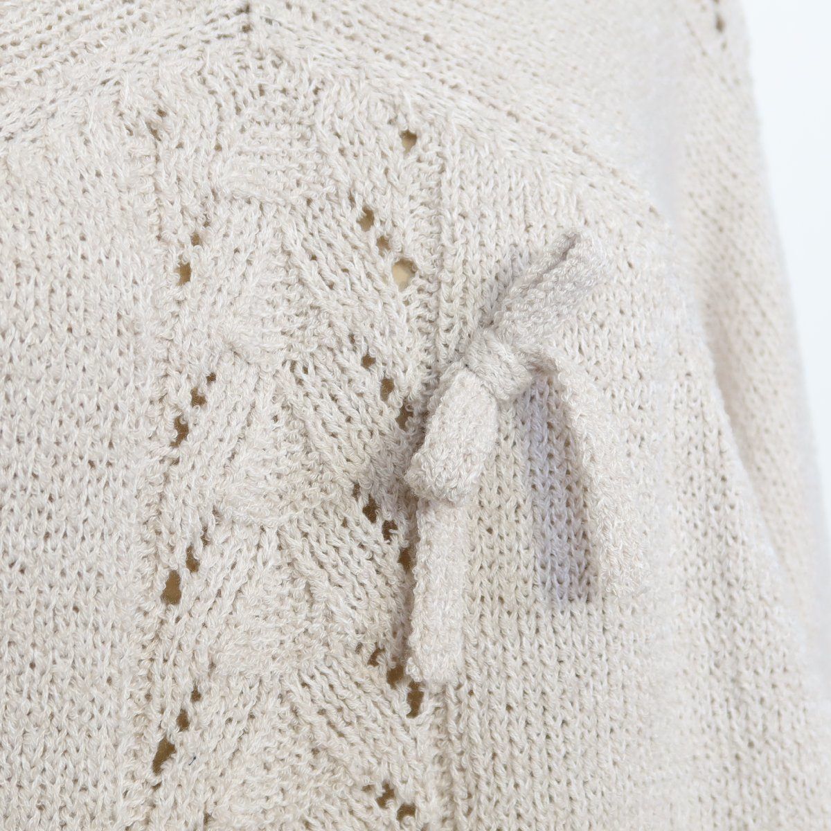 美品！】ピンクハウス☆可愛いリボンモチーフ♪リボン付きニット  