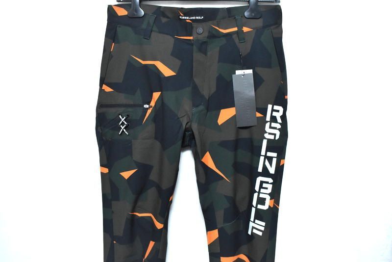 新品 RUSSELUNO GOLF ロゴ カモフラ ストレッチパンツ 6 定価2万 新品 RUSSELUNO GOLF ロゴ カモフラ ストレッチパンツ 6 定価2万