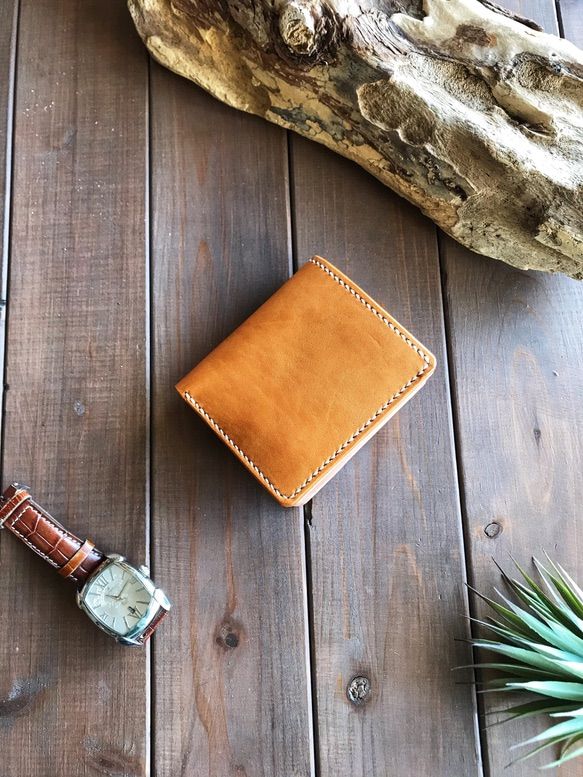 良品 ブルガリ 二つ折り 財布 コローレ サークルロゴ 金具 ダーク