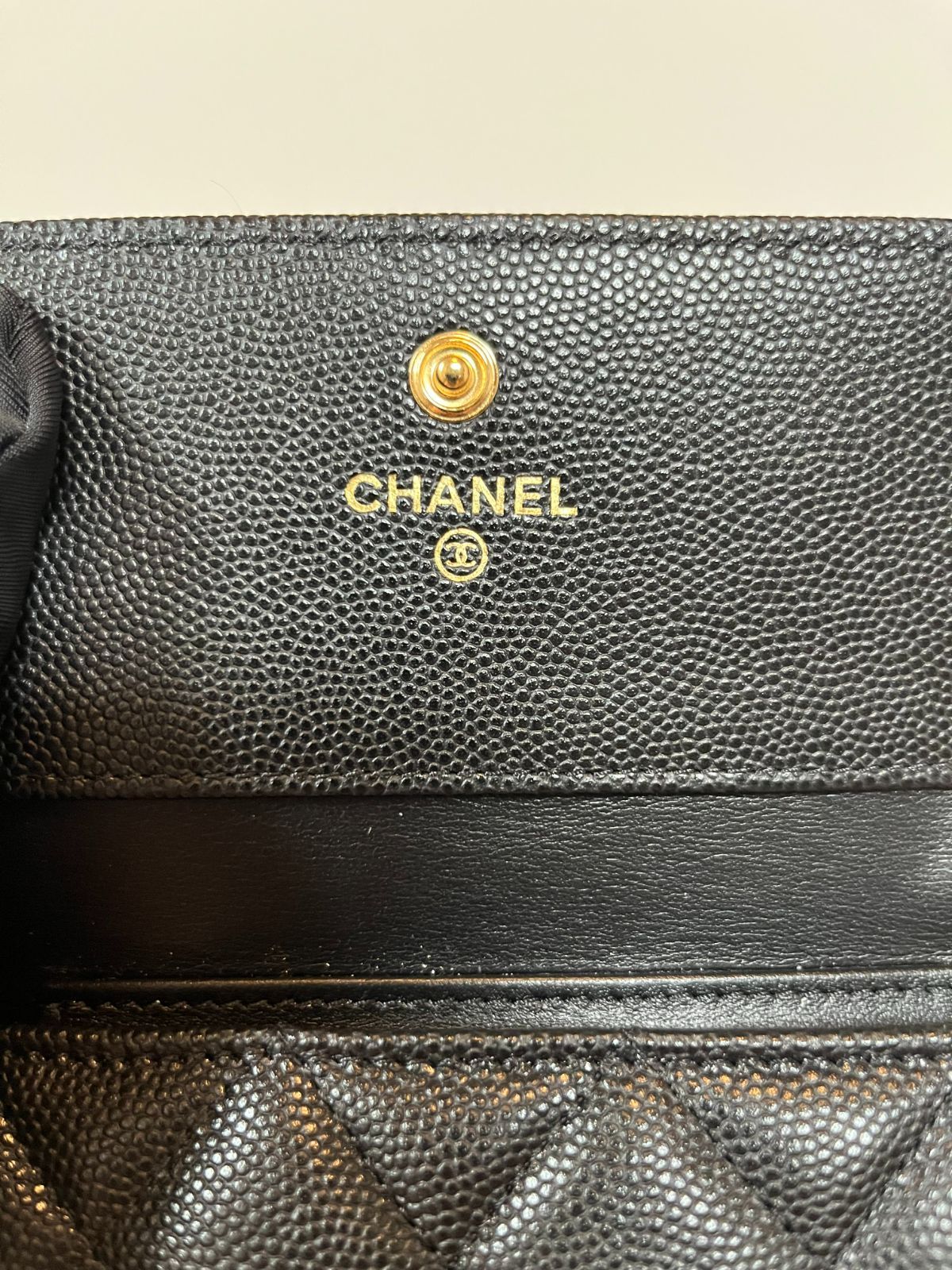 限定未使用クルーズライン】CHANEL スモールフラップウォレット 