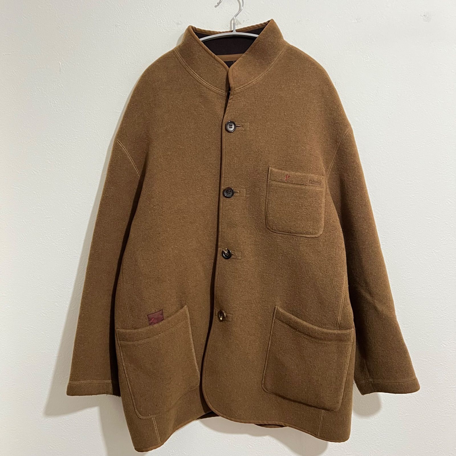 Z1093 PAPAS パパス カバーオール ウールコート ブルゾン アウター