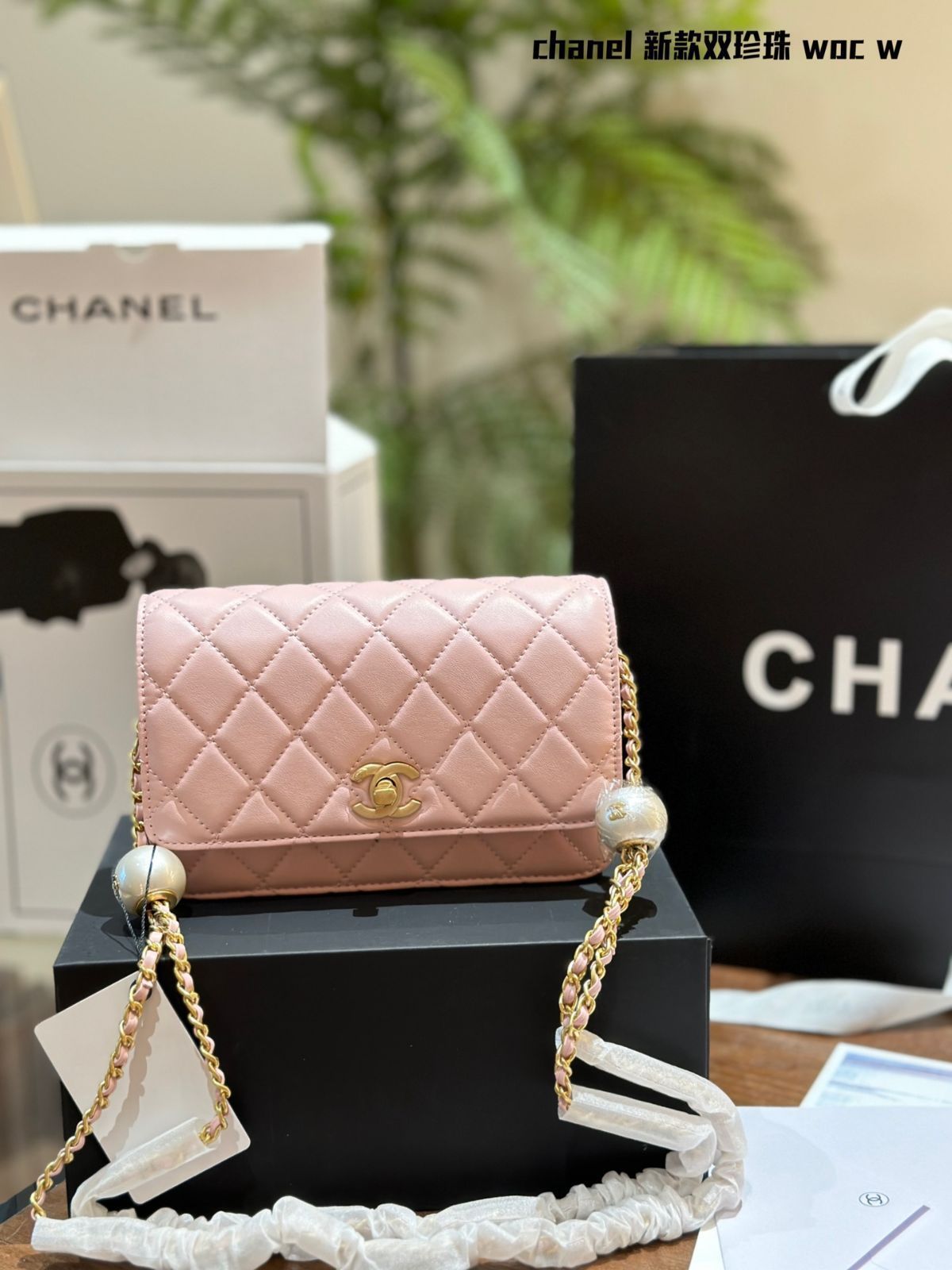 【柔らかな艶花咲くエレガンス♡】CHANEL ハンドバッグ ハンドバッグ A5サイズ 花柄 日本製 レディース innocentSac