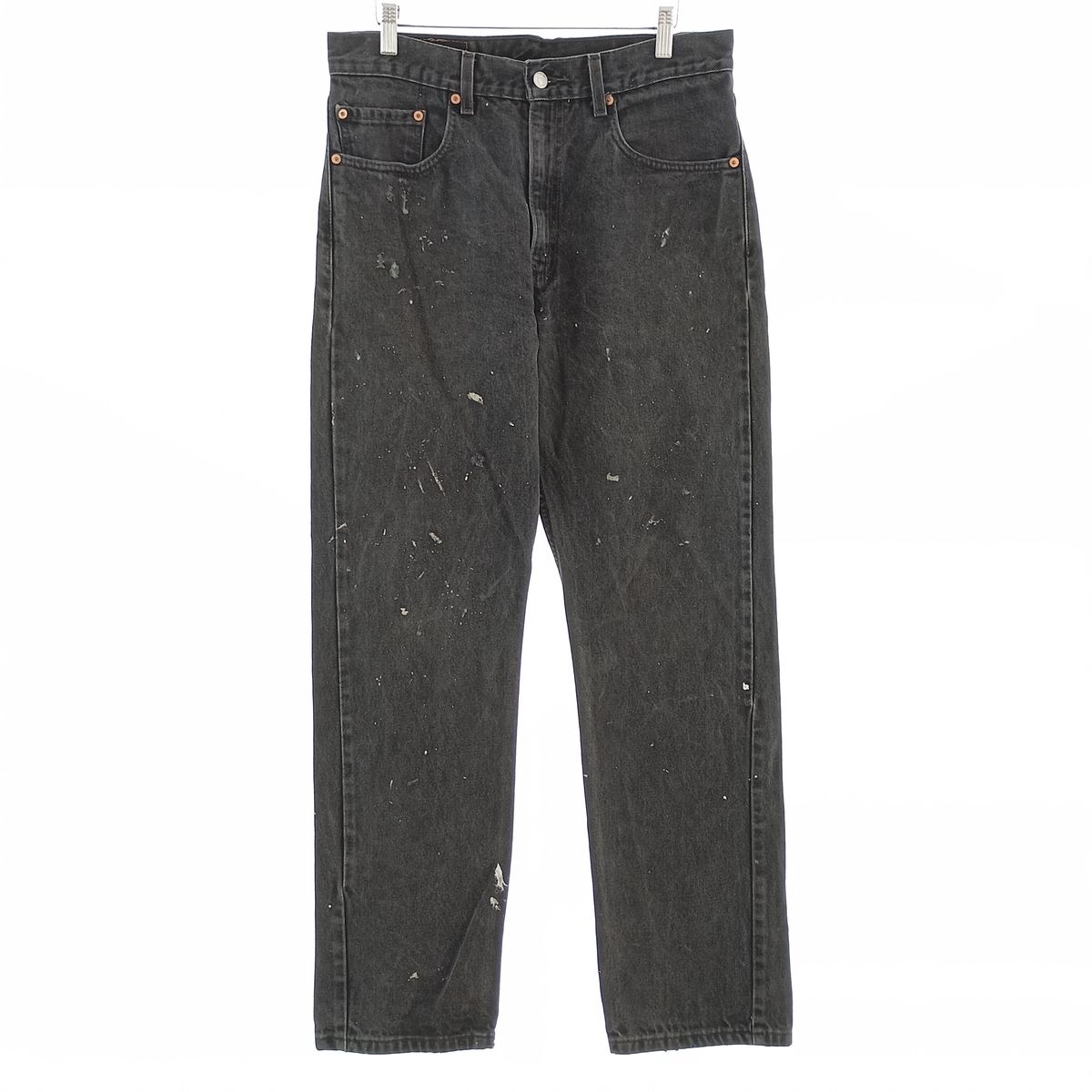 古着 90年代 リーバイス Levi's 505 REGULAR FIT STRAIGHT LEG ブラックデニム テーパードデニムパンツ メンズw32相当/eaa401310