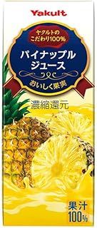 ヤクルト パイナップルジュース200ml紙パック×24本入× 2ケース