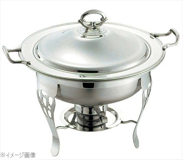 ＳＷ 18-8（ステンレス） 共柄 角チューフィングディッシュ ダブル用中鍋 ２２インチ 新品ＳＷ 18-8（ステンレス） 共柄 角チューフィングディッシュ