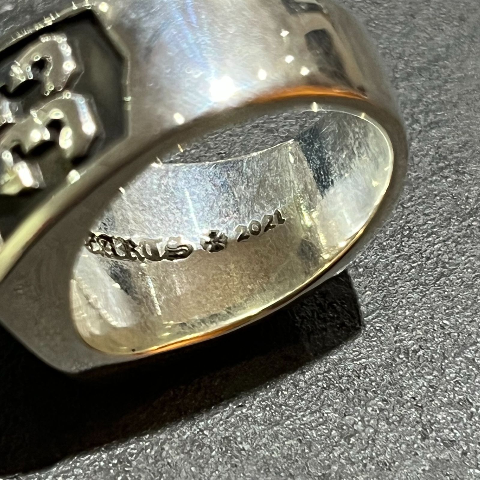 国内正規 美品 CHROME HEARTS CHAMPION RING チャンピオンリング