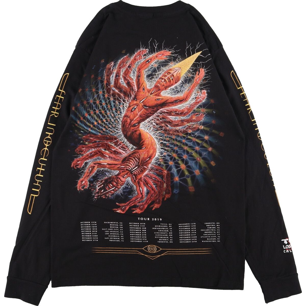 古着 TOOL トゥール TOUR 2019 バックプリント 袖プリント ロンT バンドTシャツ バンT メンズS/eaa359444 - メルカリ