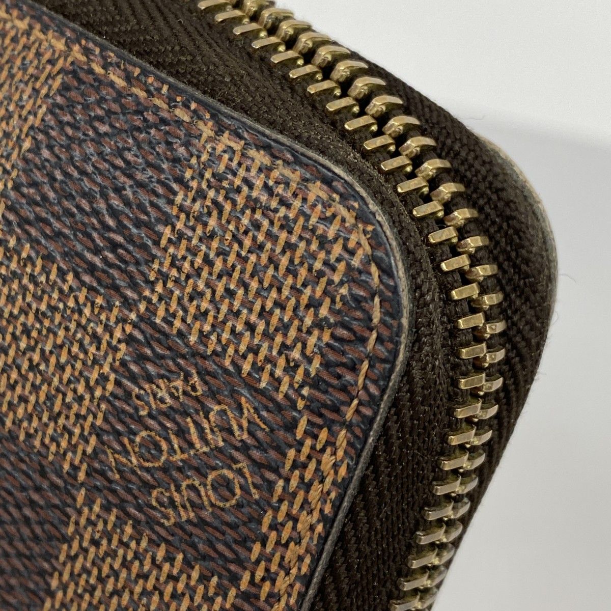 5hb1420】ルイヴィトン 長財布 ダミエ ジッピーウォレット N60015  