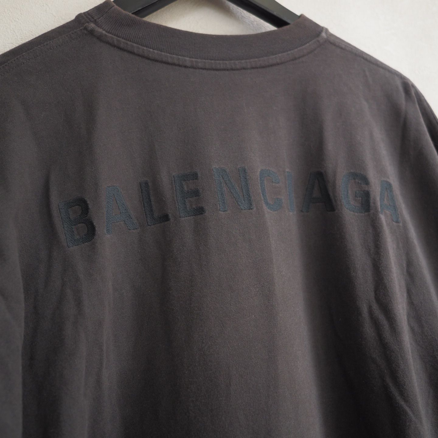 美品☆ バレンシアガ BALENCIAGA オーバーサイズ 半袖Tシャツ 18AW 
