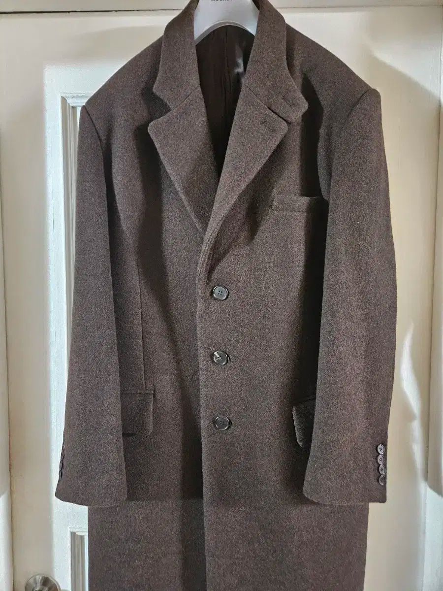 MOONSUN ムーンサン 茶色 ロングコート L サイズ