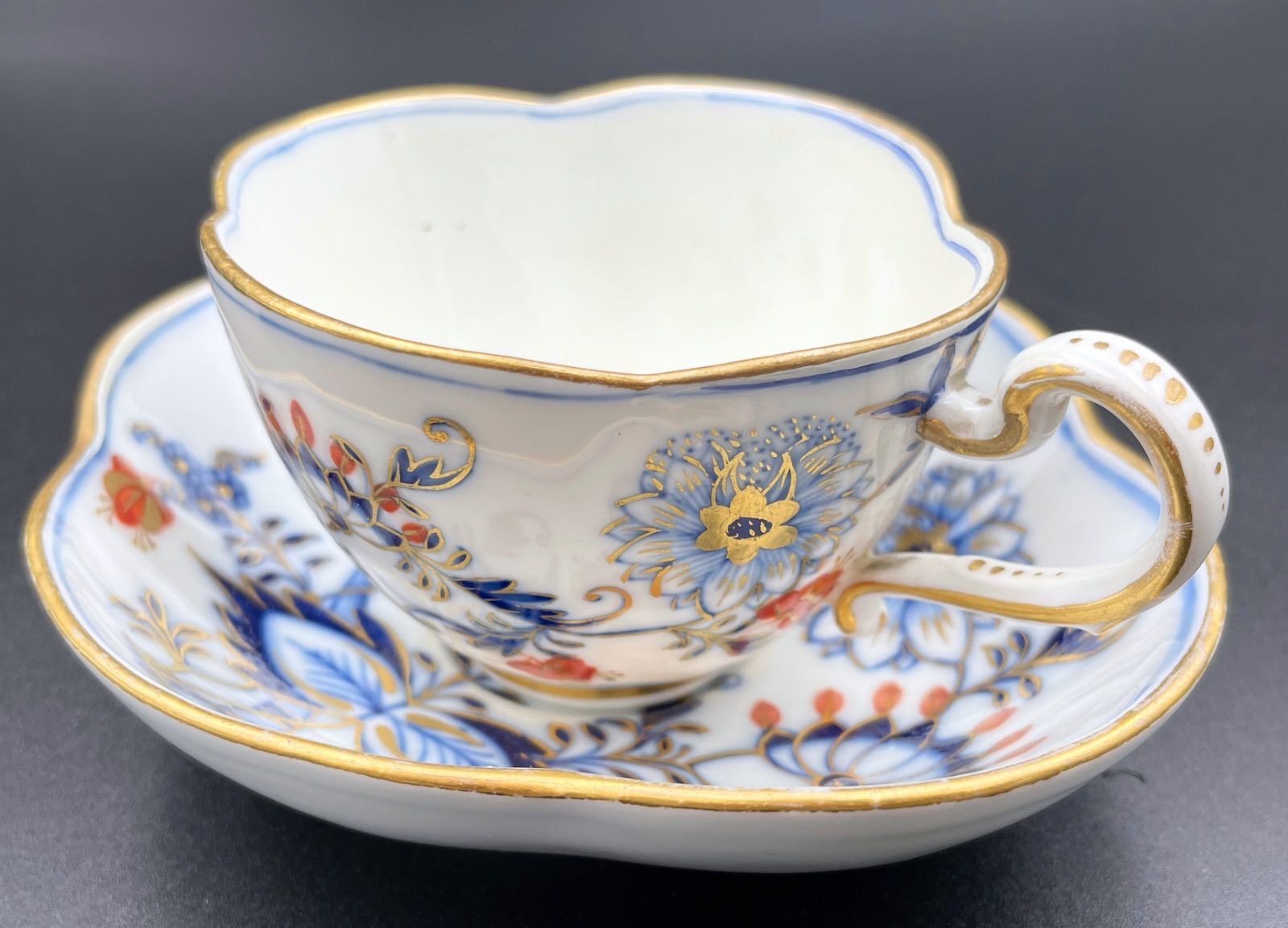 極希少】Meissen（マイセン） 一級品 四つ葉型カップ＆ソーサー