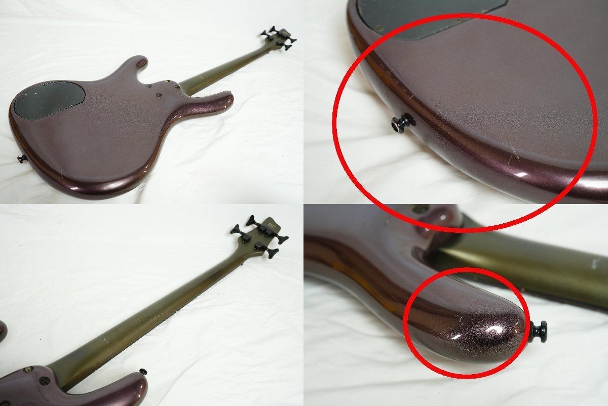 ☆IBANEZ☆Ergodyne EDB600 IPP (IRON PURPLE) 3Dシェイプ 1998年製