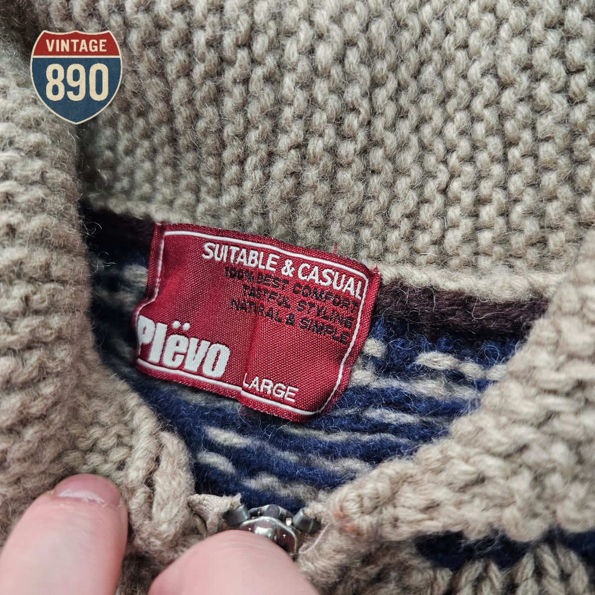 フェアアイル カウチンニット