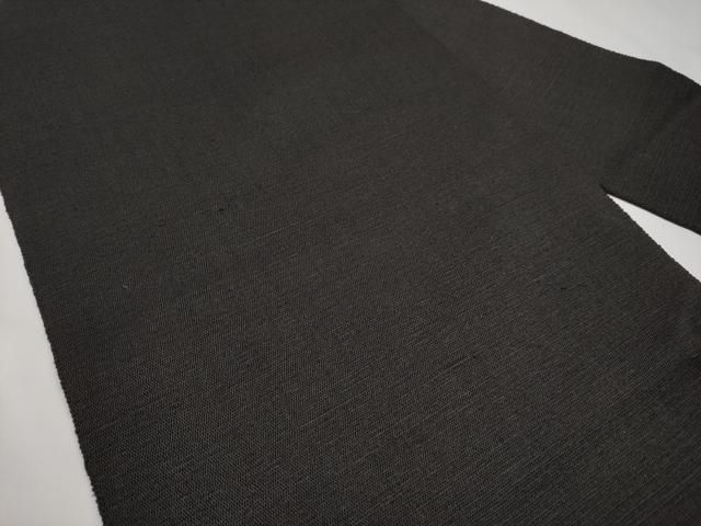 平和屋本店□極上 本場黄八丈 黒八丈 紬 八寸名古屋帯 逸品 CYAA2976s5