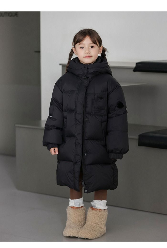 子供服 ダウンコート 女の子 キッズ服 ダウンジャケット ロング 長袖 キッズジャケット フード付き ロングダウンコート 冬用 子供 ロング丈 ガール 防寒 冬服 暖かい 防寒着 110cm~150cm kubuqi06 DZ30