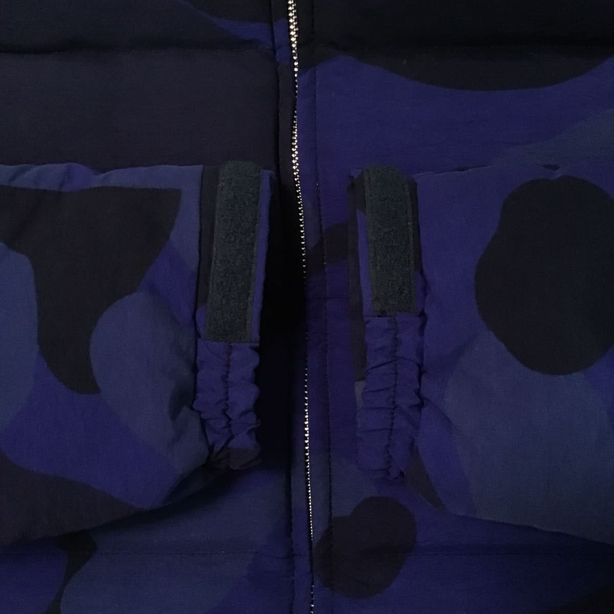 BAPE giant camo blue ダウンジャケット - メルカリ